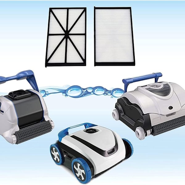 4-pack poolfilterpatroner ersättning RCX70101PAK2 AquaVac TigerShark SharkVac