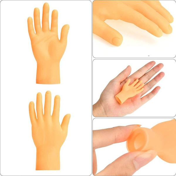 Mini fingerdockor, små fingrar, gummifingerdockor, roliga, interaktiva