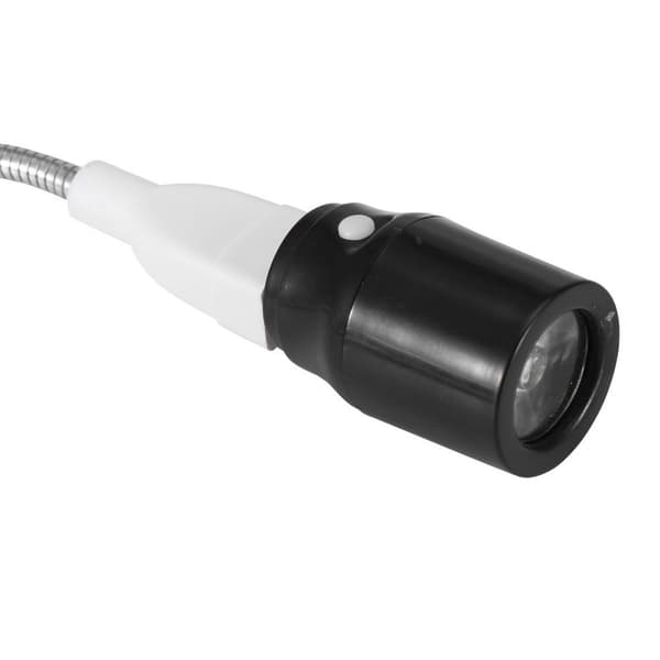 5V 1W langtidsholdbar mini USB LED-lampe i plast til studie KLB