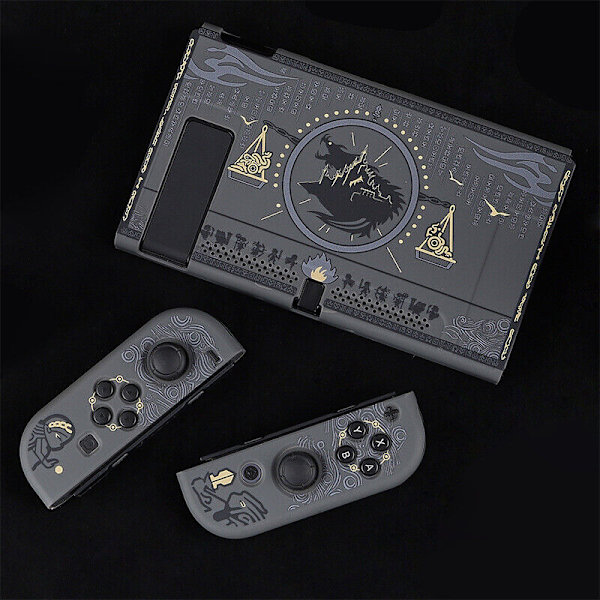 Skyddande fodral för Nintendo Switch-konsol med speltema