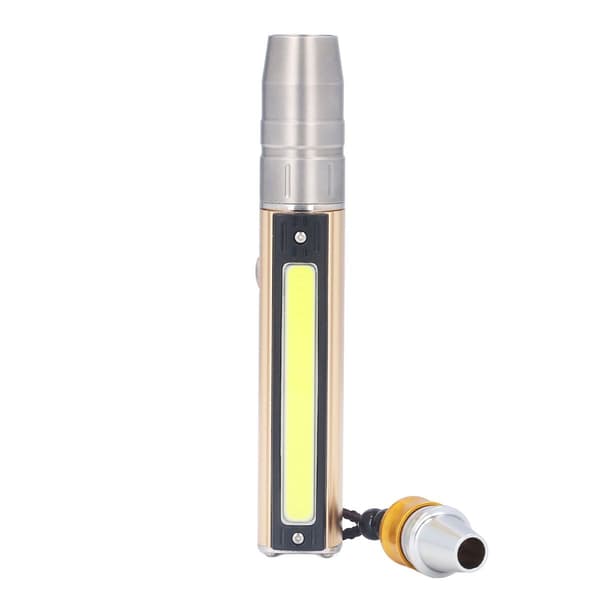 Edelstenlys 3 LED 1 COB aluminiumslegering USB-lader KLB