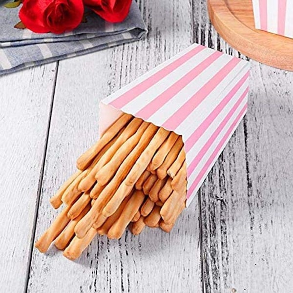12 kpl karkkipusseja juhla- ja popcorn-pusseja, pieni