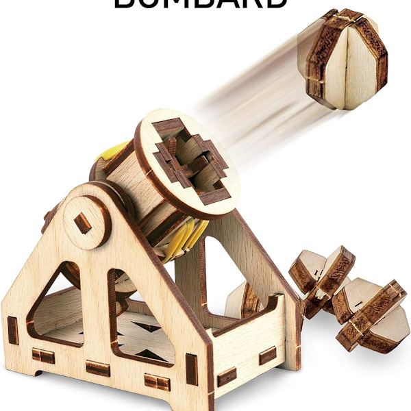 Byggmodellset - Bygg 3 trä 3D-pusselmodeller, lär dig mer om Da KLB