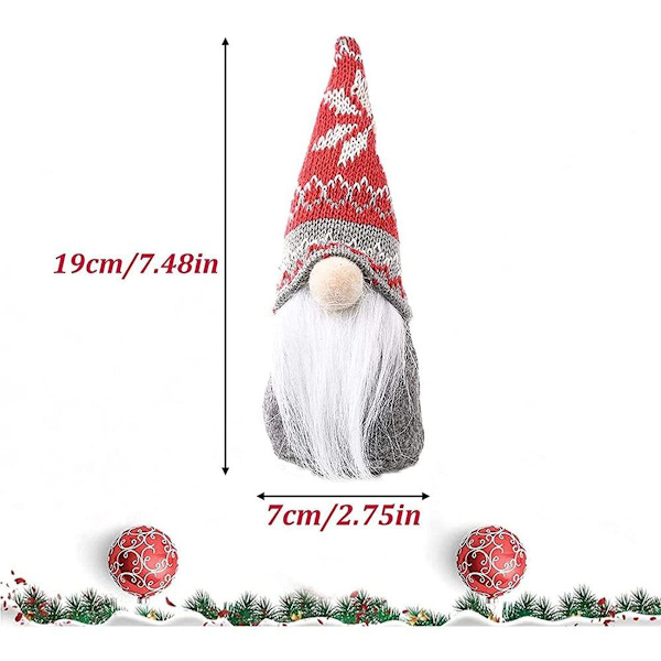 GNOME Tonttukoristepaketti 3 Tonttufiguuria Kasvottomat Tontut KLB