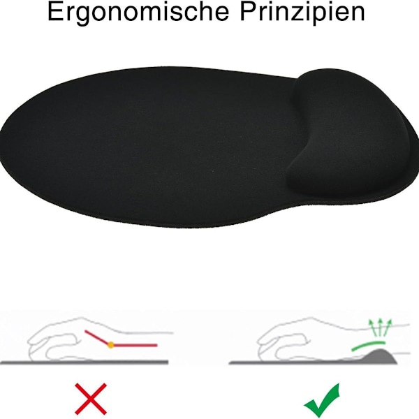 Ergonomiske musematter med håndleddstøtte | Musematte med håndleddsstøtte