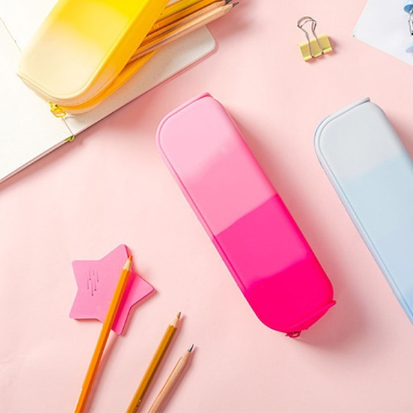 Blyantsæske til fountain pen kuglepen hovedtelefoner data pink