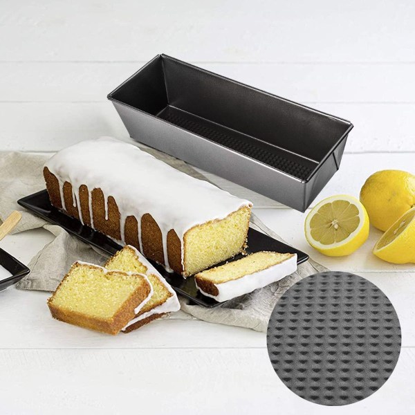 Bakform Ugn Hem Rektangulär Toastform Non-Stick Tårta Stor KLB