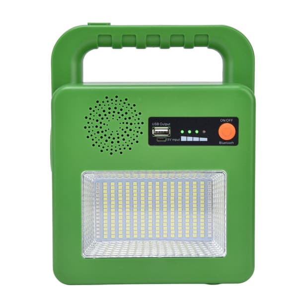 LED-taskulamppu Bluetooth-kaiuttimella, 5 hätätilaa KLB