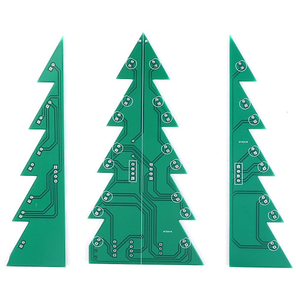 DIY PCB-modul juletræ LED-sæt KLB