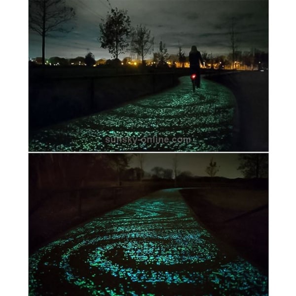 100 st glödande ljusstenar för beläggning