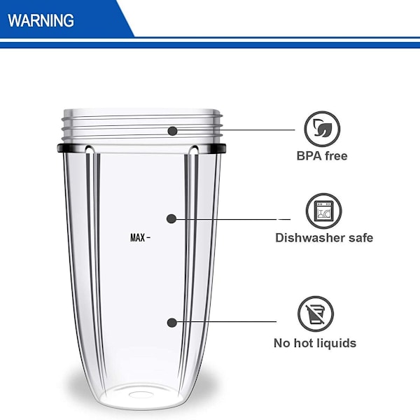 32 ounce kopp för reservdelar blender