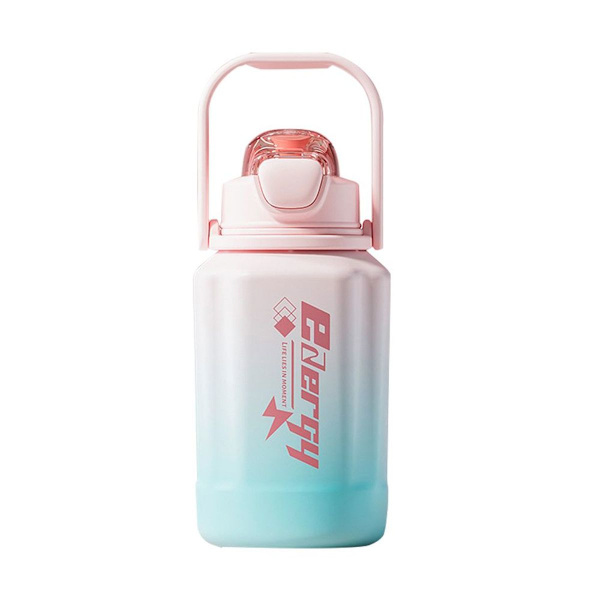Vandflaske Håndtag Lækagesikker BPA-fri Pink 1500ml KLB
