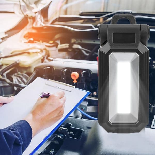 Mini sammenklappelig LED COB arbejdslys magnetisk lampe justerbar KLB