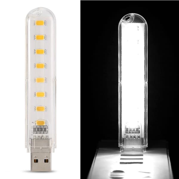 Mini LED nattelys med høj lysstyrke til skrivebord, bog, bærbar computer, læsning KLB