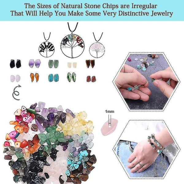 Korujen valmistussarja Crystal Beads Natural Stone Korujen valmistussarja KLB
