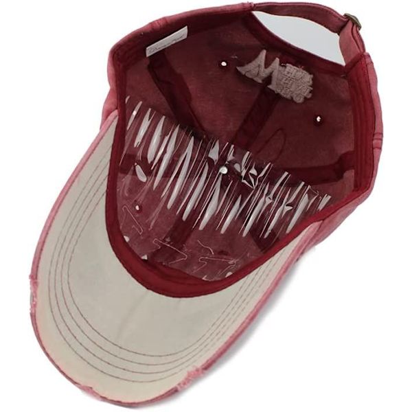Vintage Denim Broderi Baseball Cap W Vintage Truck Cap Hem Sol Hat Bomuld Udendørs Hat Unisex-Grå-