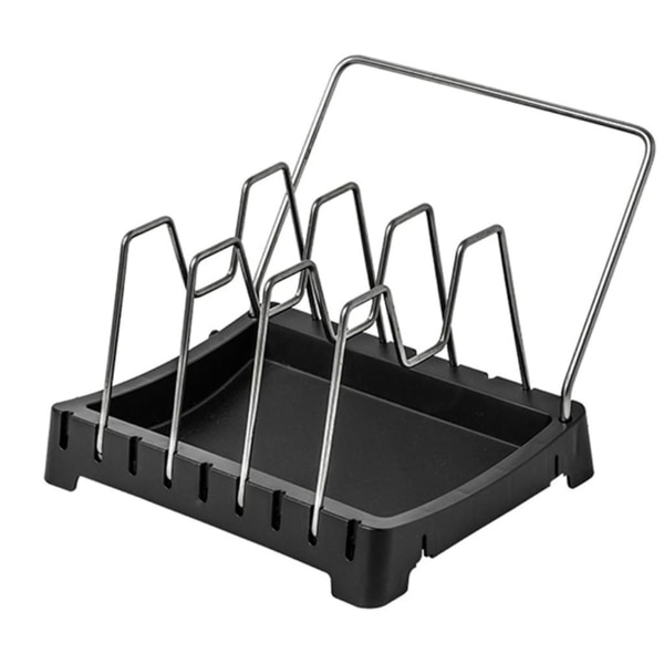StoreMore Justerbar Gryde Låg Organizer, Standard, Sort KLB