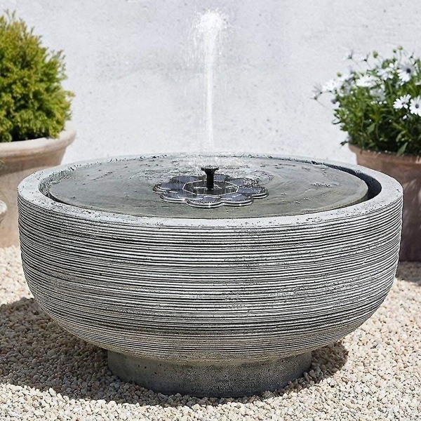 Nyt solcelledrevet springvand, 1,5W fuglebad springvand have