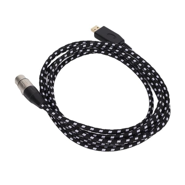 USB-mikrofonkabel, USB til XLR-hunn, 3-pinners kabel for KLB