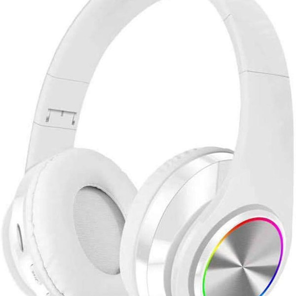 Luminous Active Noise Cancelling Bluetooth Trådløst Headset Hvid