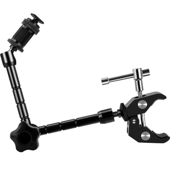 11 tums magisk arm + stor superklämma krabba tångklämma för DSLR-rigg