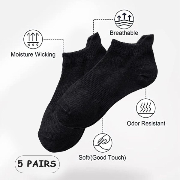 Sockar herrstrumpor vår och sommar mesh andas enfärgad svart KLB