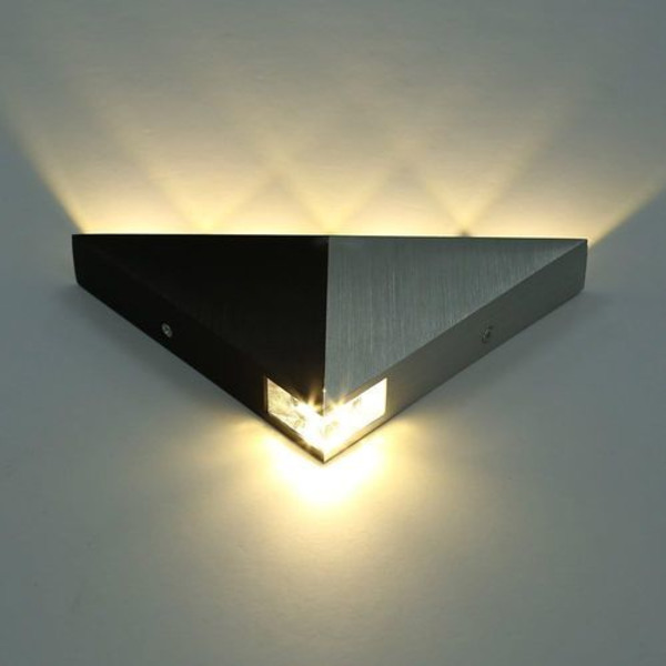 Seinän LED-valaisin 5W sisäkolmiolamppu Moderni alkuperäinen