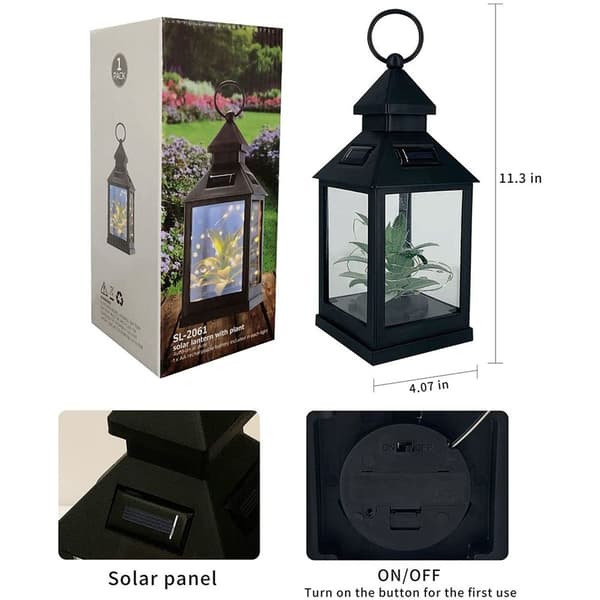 20LED solcellelykt utendørs hagehengende lykt KLB