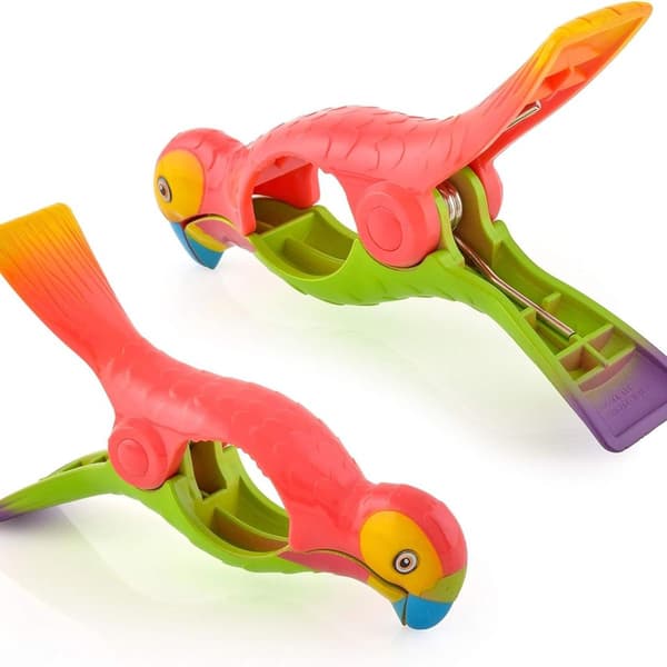 2 st strandhandduksklippar Hållbara strandhandduksklippar Strandhandduksklippar