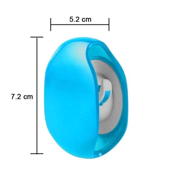2 stk kabelarrangør hodetelefoner automatisk blå stor