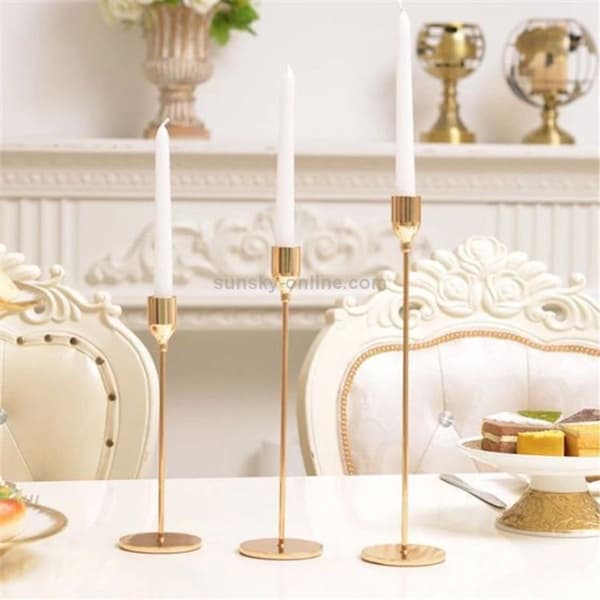 Kreativ enkelt hode lysestake lysestake bryllup borddekorasjon ornament