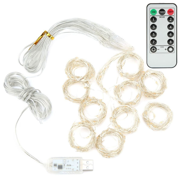 LED-verhovalosarja kaukosäätimellä USB-kaukosäätimen valosarja KLB