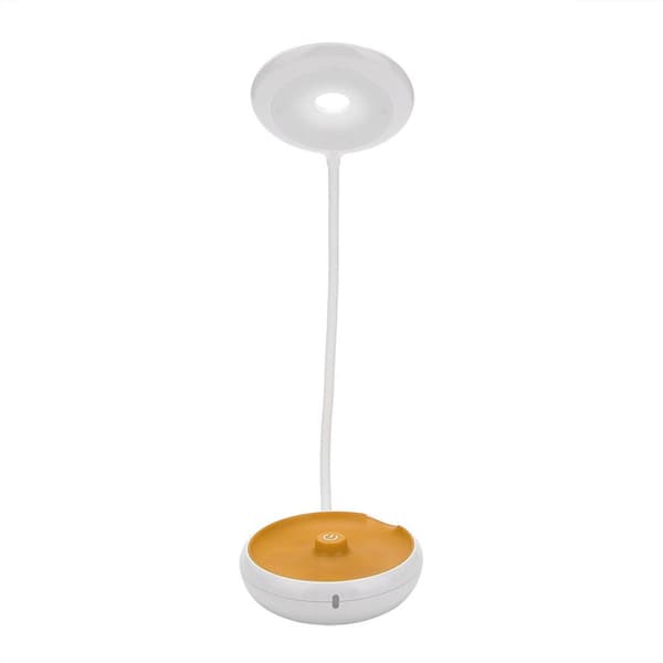 Folding Fleksibel USB Bærbar Bordlampe Orange KLB