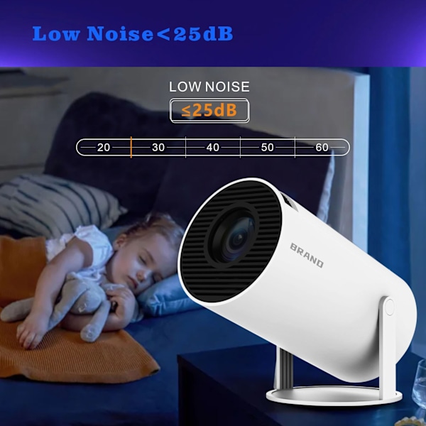 5G 4K Projektor Smart HD LED WiFi Bluetooth HDMI. USB Android Koti-Kino