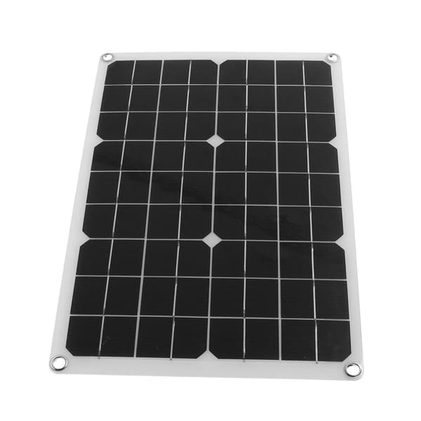 20W 18V USB solcellepanelsett med 60A solcellebatterilader KLB