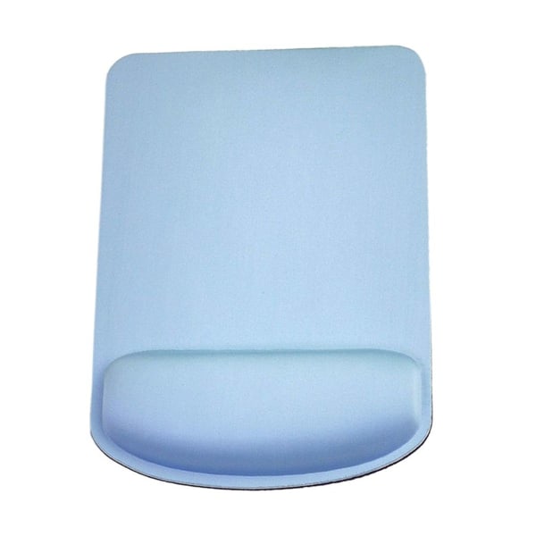Musmatta med handledsstöd, handgjord ergonomisk musmatta blå
