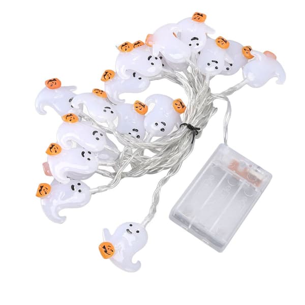 Ghost String Lights 3 Meter LED Konstant och Blinkande Läge Varm KLB
