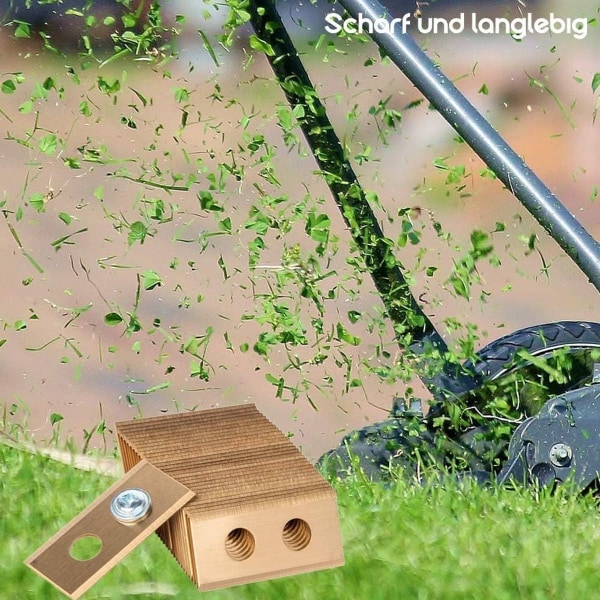Paket med 30 titan-ersättningsblad för Worx robotgräsklippare KLB