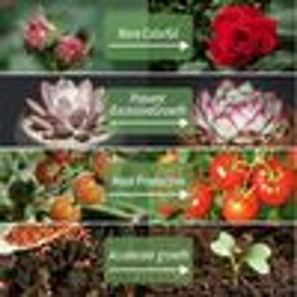 40W LED Plantelampe Full Spectrum Sollys USB Innendørs Planter KLB