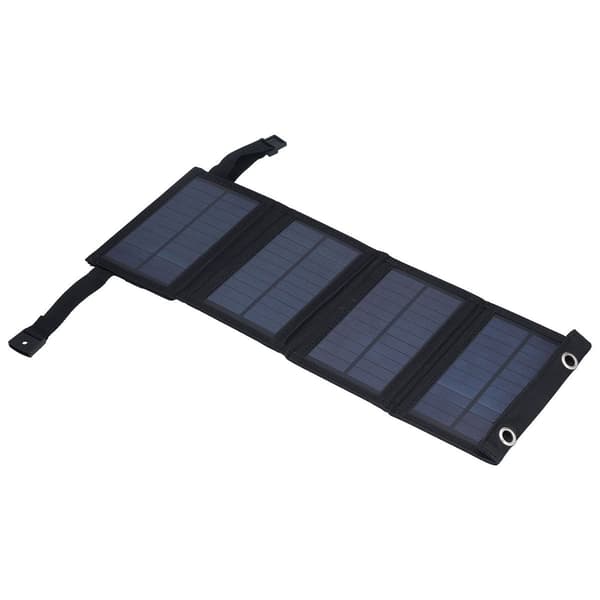 Solcellelader 6W 5V, høj konverteringseffektivitet, foldbar KLB