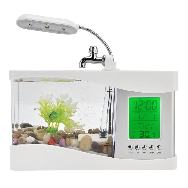 Multifunktionel USB-akvarielampe, lille akvarielampe KLB