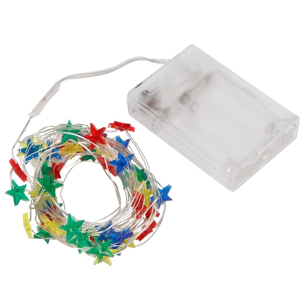 5m 50 LED femspissede stjernelys for jul KLB