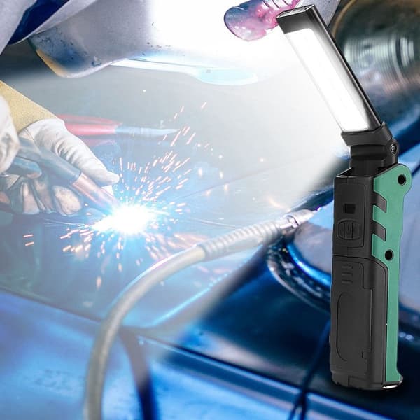 Bærbar utendørs LED lommelykt nødlys USB KLB