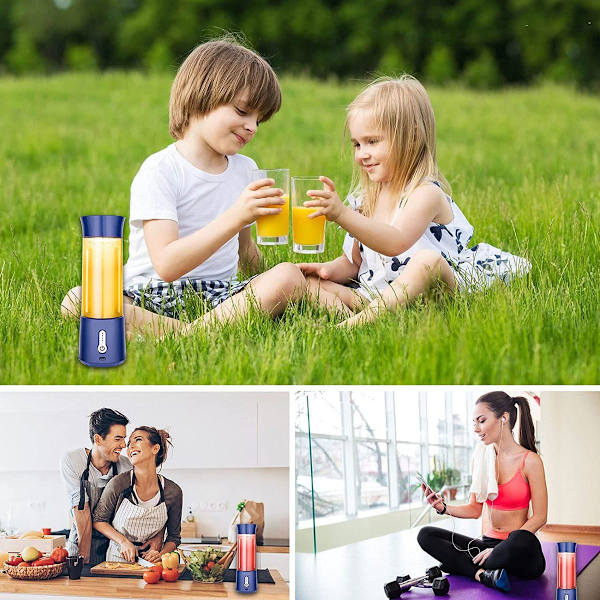 500ml bærbar blender til smoothies og shakes | Genopladelig