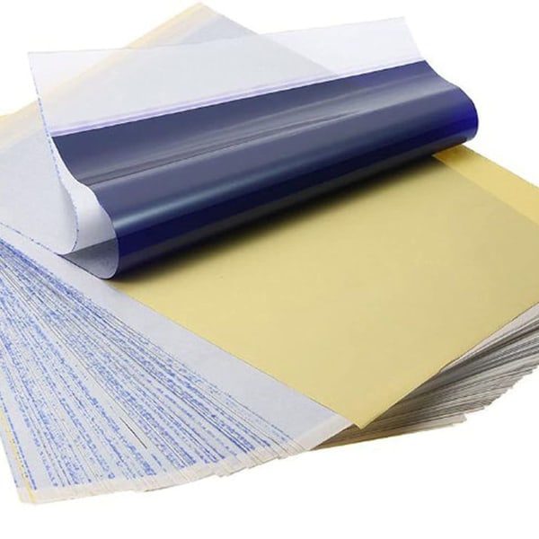100 ark tatueringspapper överföringspapper A4 spårpapper matrispapper KLB