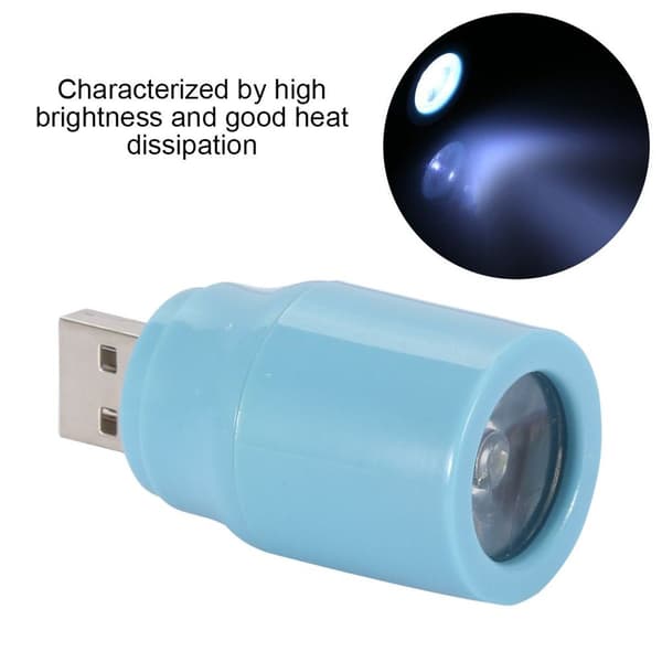 5V 1W långvarig plast mini USB LED-lampa för studier KLB