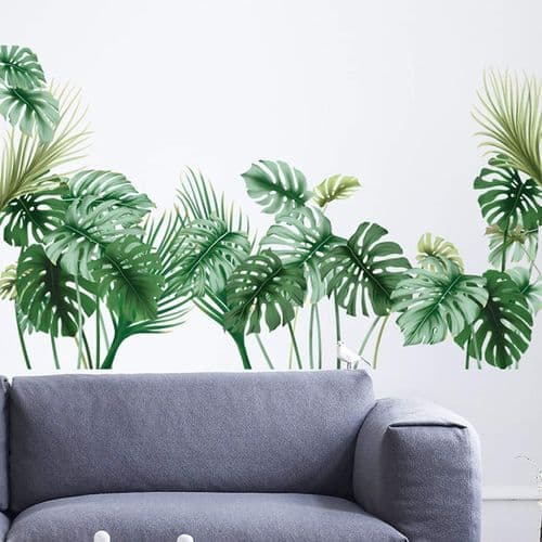 Tropiska Palm Blads Väggdekaler - Vinyl Dekaler