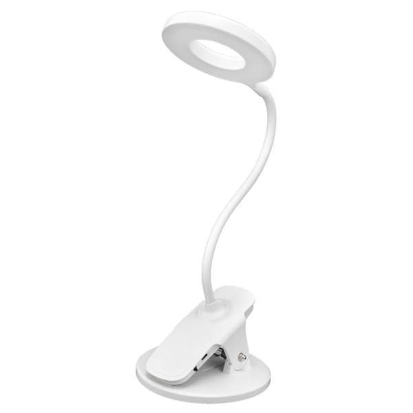 Foldbar USB-klipslæsningslampe Smart boglys til skrivebord KLB
