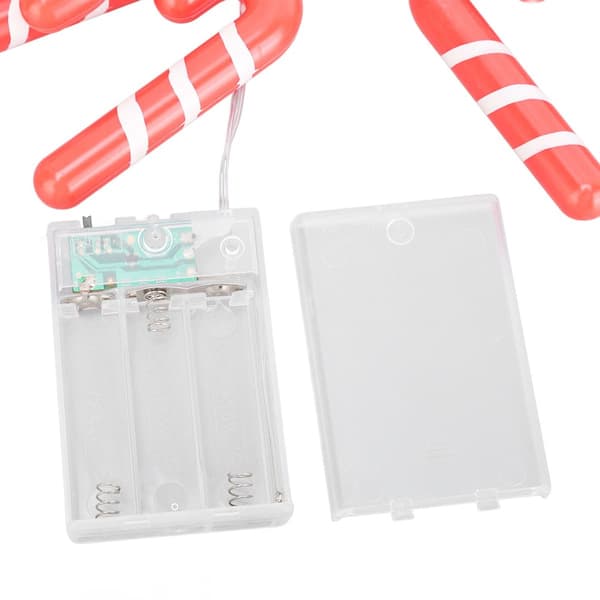 9,8ft 20LED Jule Candy Cane Lyskæde J-formet LED KLB