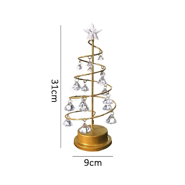 Spiral trelys for innendørs og utendørs julebelysning KLB